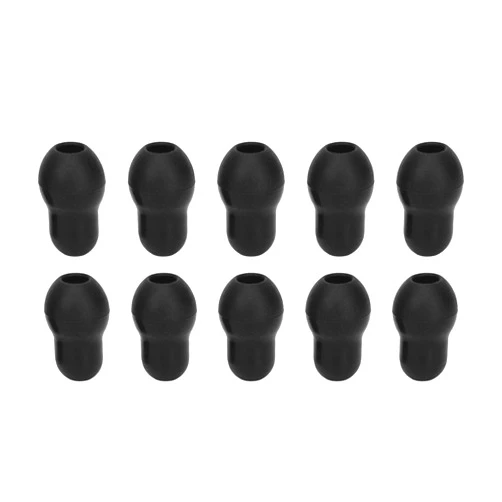 HURRISE 10pcs Stethoscope Ear Tips Universal Replacement 2.5mm Silicone Stethoscope Earplugs for 5mm Ear Hooks