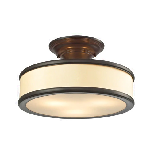 ELK Lighting 31529/3 Close-to-Ceiling-Light-fixtures, 9 x 16 x 16, Bronze