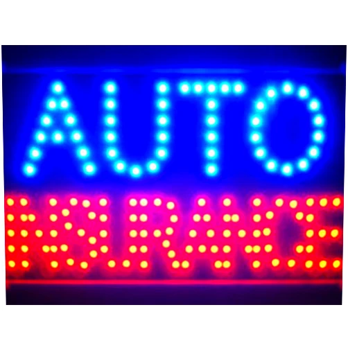 ADVPRO led137-b Auto Car Insurance Led Neon Sign WhiteBoard
