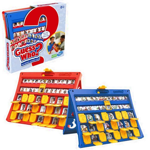 Hasbro Gaming Guess Who? Original,Easy to Load Frame,Double-Sided Character Sheet,2 Player Board Games for Kids,Guessing Games for Families,Ages 6 and Up
