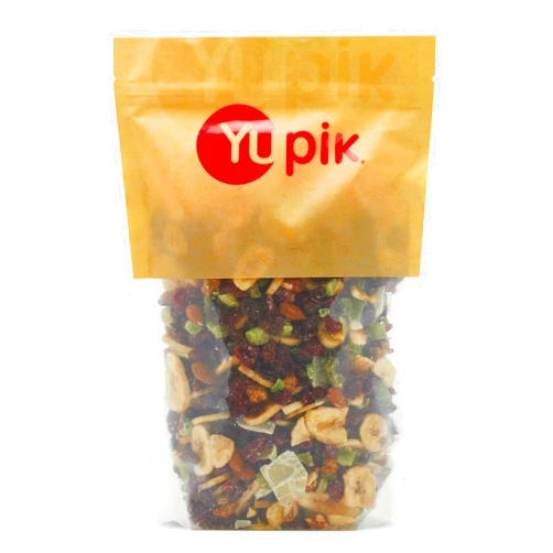 Yupik Trail Mix, Aloe Vera Bella, 2.2 lb, A mix of raisins, banana chips, cranberries, papaya, mulberries, almonds, and shavings of aloe vera, Pack of 1