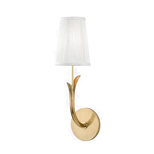 Hudson Valley Lighting Deering - One Light Wall Sconce - 4.75 Inches Wide by 15.75 Inches High-Aged Brass Finish