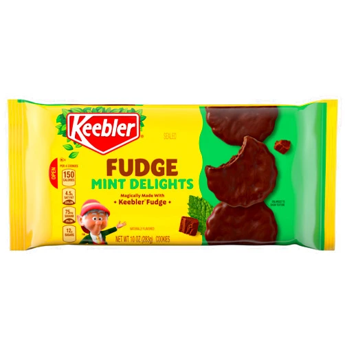 Keebler Grasshopper Mint Cookies, 10 Oz. (Pack of 1)