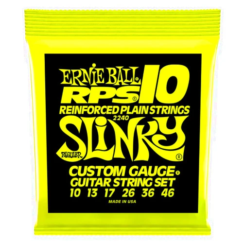 Ernie Ball Regular Slinky RPS Nickel Wound Electric Guitar Strings - 10-46 Gauge