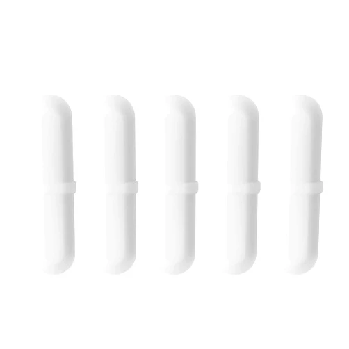 CHSZCHC 5 Pcs 30mm(1.18 inch) B PTFE Magnetic Stirrer Mixer Stir Bar,White Color,Laboratory Bar,Stir Plate Bar,Stir Bars…