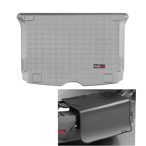 WeatherTech Cargo Trunk Liner for BMW i3 - Trunk with Bumper Protector (42659SK) Grey