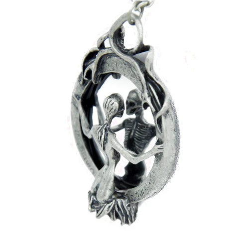 Gravity Trading Mirror Lady Death Necklace Gothic Grim Reaper Soul Vamp