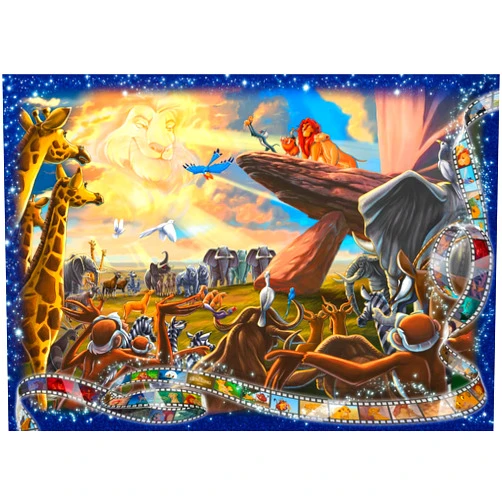 Ravensburger Disney Collector's Edition The Lion King 1000 Piece Jigsaw Puzzle for Adults - 12000321 - Handcrafted Tooling, Made in Germany, Every Piece Fits Together Perfectly