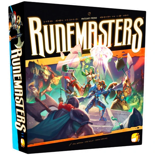 Funforge Runemasters Fantasy Cooperative Board Game - Strategy, Dice Adventure for Adults & Families - 1-4 Players, Ages 8+, 45 Min Playtime
