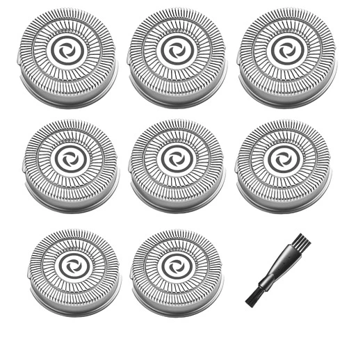 Midnt Head Shaver Replacemet Blades for Pitbull Shaver Replacement Blade Compatible with Skull Shaver Pitbull Gold PRO,Pitbull Platinum PRO/Silver PRO,Diamond PRO Shaver,8 Packs.