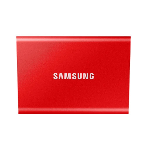 Samsung 1TB T7 External SSD, Red, MU-PC1T0R/WW, Read/Write Speed up to 1050MB/s, Password Security