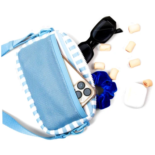 Lucy & Co. Crossbody Treat Bag, Pet Treat Pouch, Hidden Poop Bag Dispenser, Zip Treat Pocket, Phone Pocket, Dog Accessories