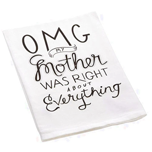 Primitives by Kathy Boho Cotton Kitchen Towel Set - Funny Sayings, Housewarming Gift, Fall Decor, 28