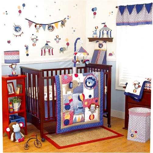 Cocalo Circus Act 4-piece Crib Bedding Set