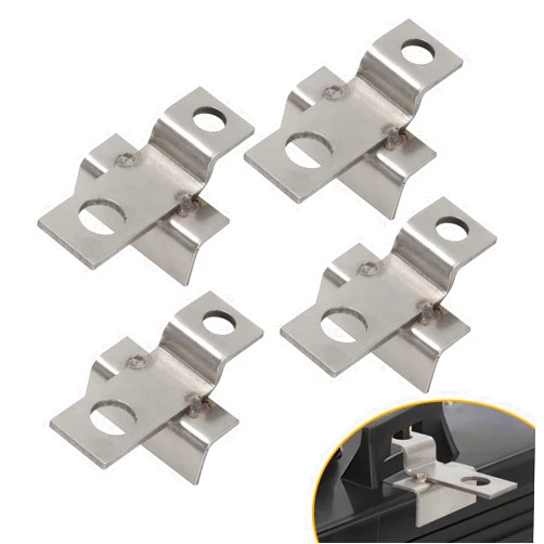 AUTOVIC Battery Hold Down Brackets RV Large Battery Hold-Down Set for RV，Marine,Golf Cart Applications Battery Mount Bracket Hold Accessories Fit for GC2 Battery's Stainless Steel 6 Volt RV