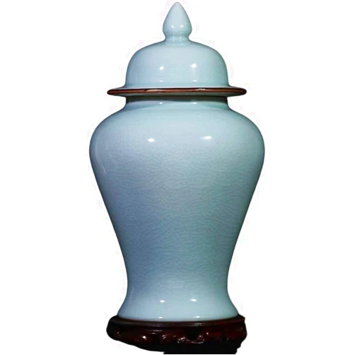 ZHANGCUIE Container Modern Temple Jar Ceramic Flower Vases Home Decor China Ming Style Flower Vase Flower for Home Decor Wedding-High: 32cm(High: 44cm)
