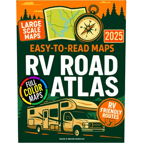 By Daniel and Mariah Redwood (Author) The RVers Road Atlas: Discover America’s Safest RV Routes, Scenic Stops, and Campgrounds with Turn-by-Turn Navigation for Rural Roads, Real Detours, and Stress-Free Planning – With Easy-to-Read Maps
