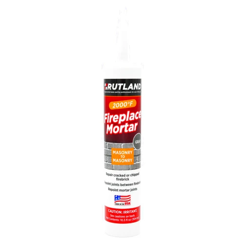 RUTLAND PRODUCTS Rutland Fireplace Mortar Cartridge, 10.3-Ounce, Gray - 63G