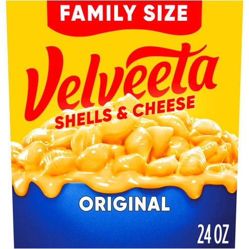Velveeta Shells & Cheese Original Shell Pasta & Cheese Sauce Value Size Meal (24 oz Box)