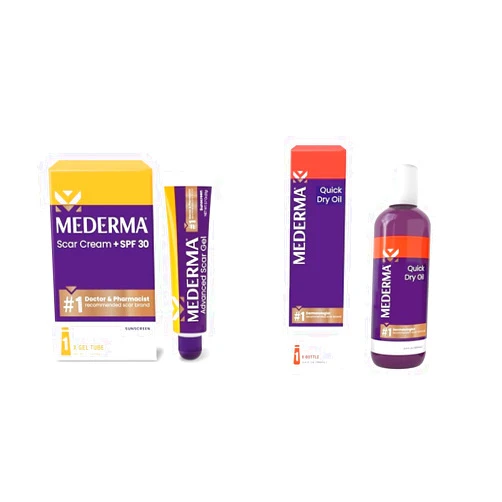 Mederma Scar Cream Plus SPF 30, Sunscreen, Protects from Sun Damage & Quick Dry Oil, Scar and Stretch Mark Treatment, Helps to Improve the Appearance