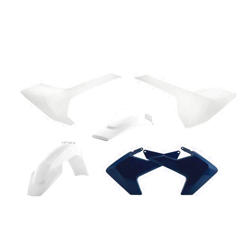 Acerbis Plastic Kit (ORIGINAL 17 ENDURO (WHITE/BLUE)) For 19 HUSQVARNA TE300i
