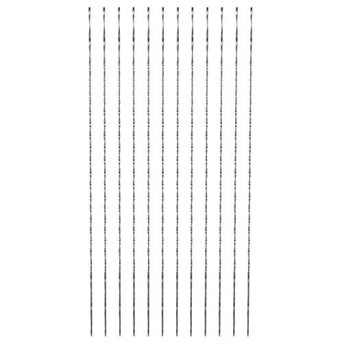 EIMSOAH 12PCS Scroll Saw Blades 5 Inch Pin End, Spiral Teeth Wood Metal Plastic Cutting High Carbon Steel, for Scroll Sawing Carving Woodworking Tools (7# Saw Blade)