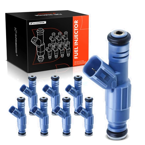 A-Premium Set of 8 Fuel Injectors Compatible with Dodge Dakota, Durango, Ram 1500 & Chrysler Aspen & Jeep Grand Cherokee, Commander & Mitsubishi Raider, V8 4.7L, Replace# 0280155849