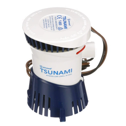 Attwood Tsunami Bilge Pump, 12-Volt, 29-Inch Wire