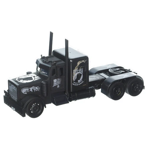 NewRay 1:32 W/B - Peterbilt Black Out Pow/Mia Veterans' Tribute