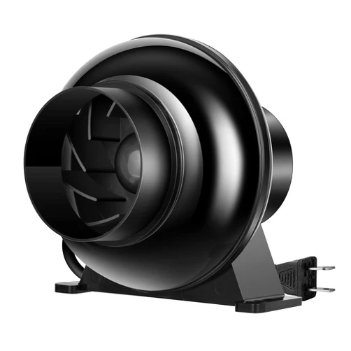 VIVOSUN D4 4 Inch 195 CFM Inline Duct Ventilation Fan HVAC Vent Blower for Hydroponics Grow Tent