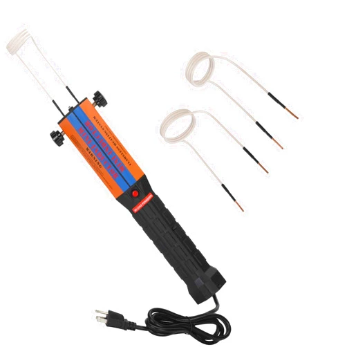 Harsire Magnetic Induction Heater Kit,Induction Heater Bolt Removal,1000W 110V Hand Held Induction Bolt Removal Tool For Rusty Screw Removing with 3 Coils