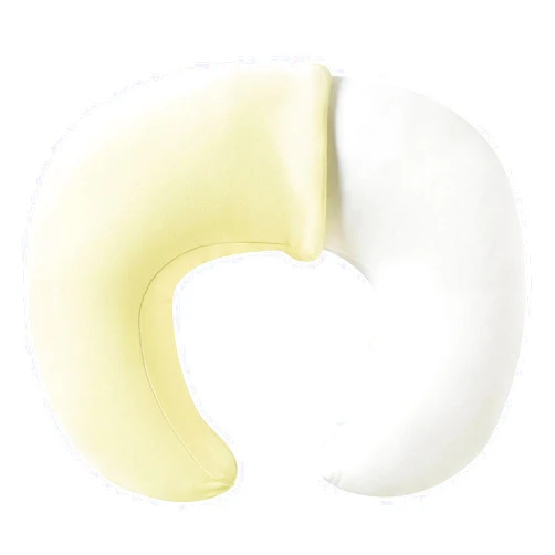QUENESS Nursing Pillow, Plus Size Breastfeeding Pillow Original Support for Baby Boys Girls Breastfeeding Essentials, with Removable Soft Cotton Cover (Beige, Large (25.59 * 20.08 * 6.30 Inches))