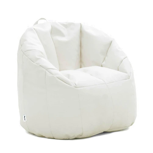 Big Joe Milano Outdoor Beanbag Chair White Marine