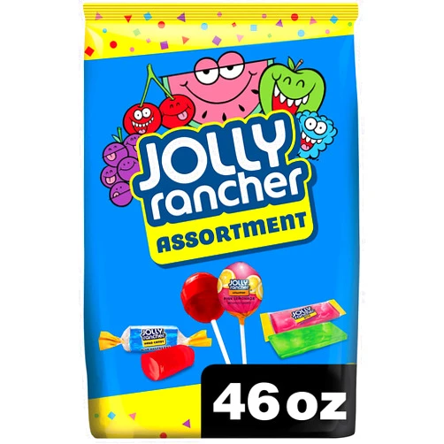 JOLLY RANCHER Assorted Fruit Flavored Hard Candy Variety Bag, 46 oz