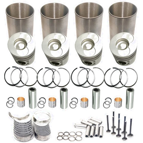 SHESWEET 4JB1 Rebuild Kit Engine Replacement Parts for Isuzu 4JB1 Engine Overhaul Kit DH55 SK60 SK70 SK75 Excavator(Round Piston Base&31MM Piston Pin)