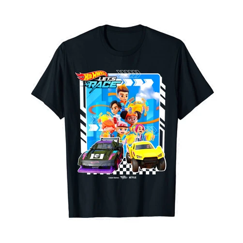 Hot Wheels Let's Race - Coop Spark Mac Brights Axle Sidecar T-Shirt