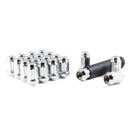 Gorilla Automotive 21133HT Small Diameter Acorn Chrome 5 Lug Kit (12mm x 1.50 Thread Size) Pack Of 20
