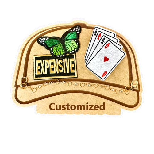 SilvanSculpt Truck Hat Patch Template for Designing Truck Hat Strip Baseball Hat Strip Truck Hat Patch Template, Truck Hat Design Patch Layout, Perfect for Designing Truck Hats(No Patch)