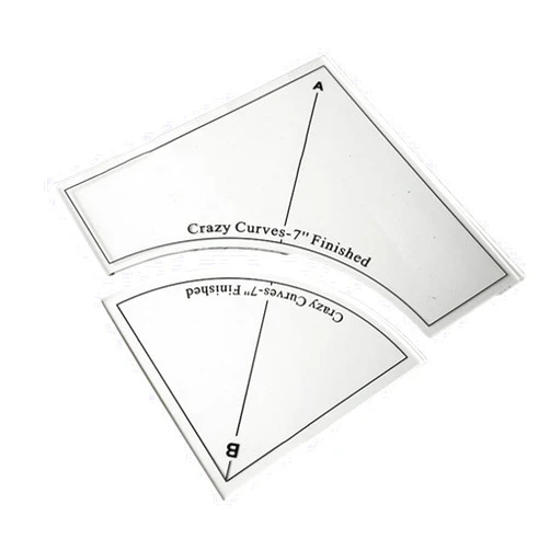 LYYYDS Quick Curve Quilt Template Set,Creative Quilting Ruler Perfect for Advanced or Beginner,Quilters,Professional Tailors, Apprentices or DIYers. (M)
