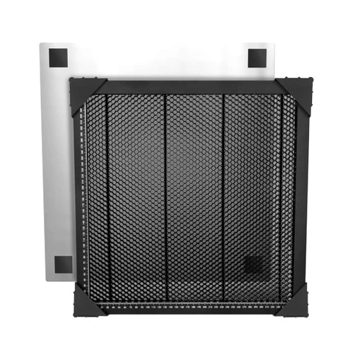 FEISWU Honeycomb Laser Bed 400x400mm Steel Honeycomb Laser Cutting Mat for Most Laser Engraver Cutter, Aluminum Honeycomb Working Table Kit with Aluminum Plate 15.7”x 15.7”