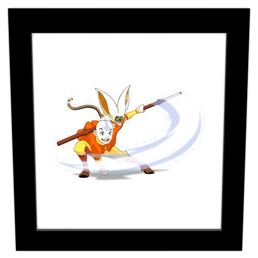 Trends International Gallery Pops Nickelodeon Avatar: The Last Airbender - Aang and Momo Wall Art Wall Poster, 12.00