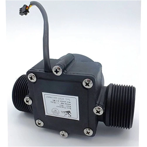 JDH Labs Tech Liquid flow sensor water flowmeter 1 to 120 Liters/min for 1.25-inch pipes (DN32)