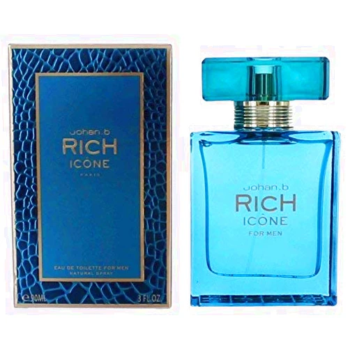 Johan Rich Icone By Johan B Cologne for Men 3.0 Oz / 90 Ml Eau De Toilette Spray by Johan