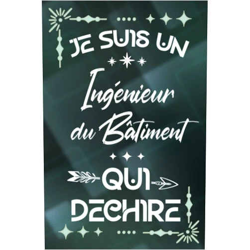 French Edition by M.B Lance Aigle Ing (Author) Je suis un Ingénieur du Bâtiment BTP qui déchire: Carnet de notes ligné pour homme Idée Cadeau personnalisé original joli vert humour rigolo drôle ... proche fête ou encouragement (French Edition)