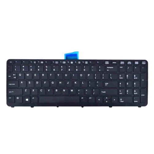 DUERDU Replacement Keyboard Laptop for HP ZBook 15 G1 15 G2 17 G1 17 G2 733688-001 Series Keyboard Black Non-Backlit