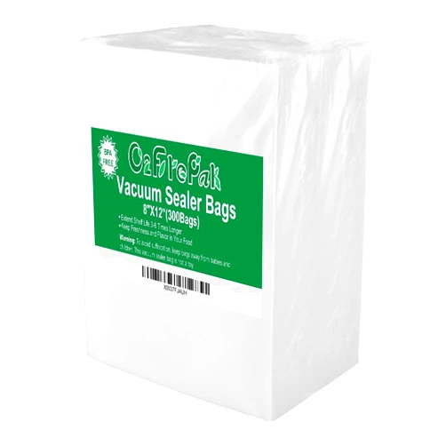 O2frepak 300 Count 8x12 Quart Vacuum Sealer Bags with BPA Free and Heavy Duty, Vacuum Seal Food Sealer Bags,Great for Food Storage Vaccume Sealer PreCut Bag