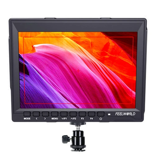 FEELWORLD FW759 7 Inch DSLR Camera Field Monitor HD Video Assist Slim IPS 1280x800 4K HDMI 1080p with Sunshade