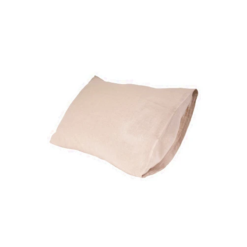 Len Linum European Made Pure Linen Pillowcases. 100% Fine Organic and Natural Flax (King, Natural)