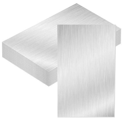 Therwen 5 x 7 Inch Flashing Aluminum Flashing Sheet Metal Roof Flashings for Shed Weatherproofing Areas of Roof Around Chimneys or Skylights(20 Pcs)
