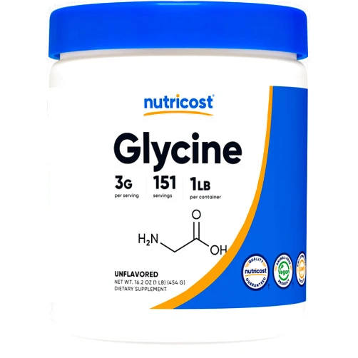 Nutricost Glycine Powder 1lb - Non-GMO, Gluten Free